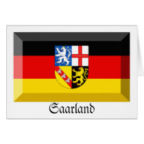 Saarland Flag Gem cards by Vexillophile Saarland Flag Gem cards