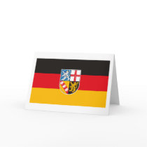 Saarland Flag Greeting Card