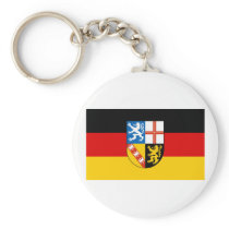 Saarland Flag Key Chains