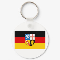 Saarland Flag keychains by Vexillophile Saarland Flag keychains