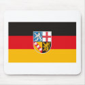 Saarland Flag Mousepad by FlagTshirts Saarland Flag Mousepad