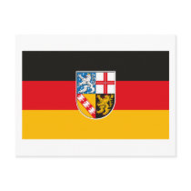 Saarland Flag Postcard