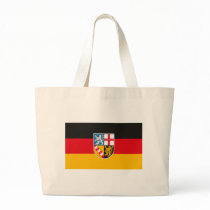 Saarland Flag Tote Bag