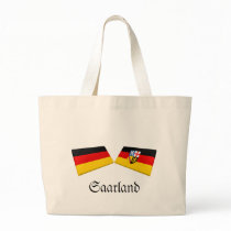 Saarland, Germany Flag Tiles bags by Vexillophile Saarland, Germany Flag Tiles bags