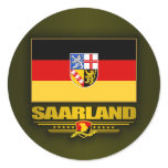 Saarland Round Sticker