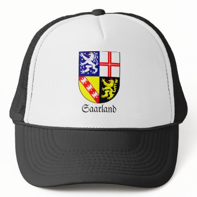 Saarland Wappen Coat of Arms Hats by wesleyowns