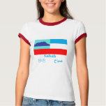 Sabah flag with name t-shirts