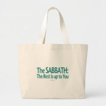 Sabbath The Rest Is Up To You Tote Bags