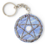 sabbets Disk Label Key Chain
