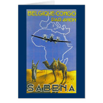 Sabena ~ Belgique Congo Cards