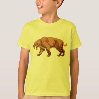 saber tooth t shirt