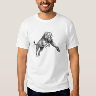 saber tooth t shirt