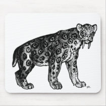 Sabertooth!! Smilodon Mousepad mousepads