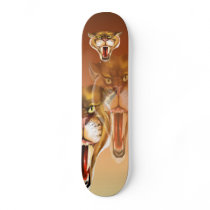 Sabertoothed Tiger Skateboard