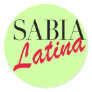 Sabia Latina Stickers