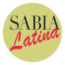 Sabia Latina Stickers
