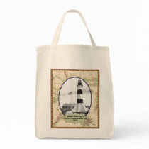 Sabine Pass Lighthouse tote bab bags