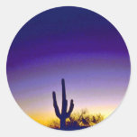 Sabino Canyon Arizona Sunset Stickers