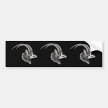 Sable Antelope Bumper Sticker