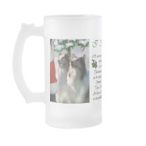 Sable Rough Collie Christmas Gifts mugs