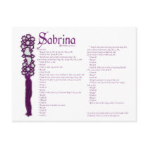 Sabrina Postcard