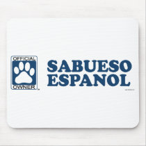 SABUESO ESPANOL_Blue mousepads by GenuineDogOwner SABUESO ESPANOL_Blue mousepads