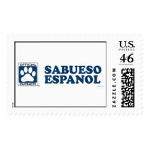 SABUESO ESPANOL_Blue postage by GenuineDogOwner SABUESO ESPANOL_Blue postage