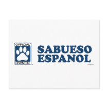 SABUESO ESPANOL_Blue postcards by GenuineDogOwner SABUESO ESPANOL_Blue postcards