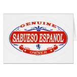 SABUESO ESPANOL_ GREETING CARD