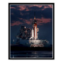 Sace Shuttle at night posters by Digital Sace Shuttle at night posters