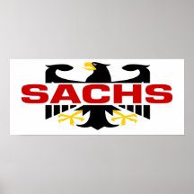 Sachs Surname Poster