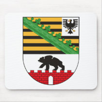 Sachsen Anhalt Coat of Arms Mousepad by FlagTshirts Sachsen Anhalt Coat of Arms Mousepad