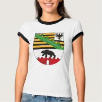 Sachsen Anhalt Coat of Arms T-shirt by FlagTshirts Sachsen Anhalt Coat of Arms T-shirt
