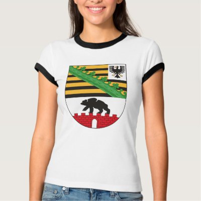 Sachsen Anhalt Coat of Arms T-shirt by FlagTshirts
