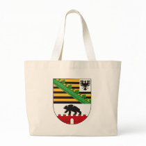 Sachsen Anhalt Coat of Arms Tote Bag by FlagTshirts Sachsen Anhalt Coat of Arms Tote Bag