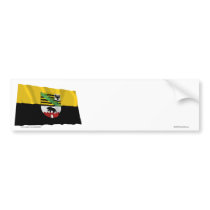 Sachsen-Anhalt Flag bumper stickers by Vexillophile Sachsen-Anhalt Flag bumper stickers