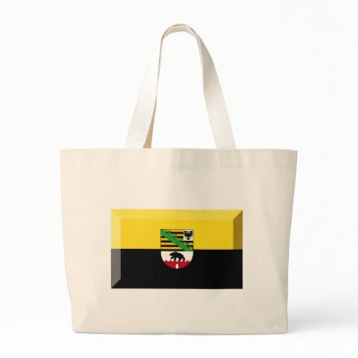 Sachsen-Anhalt Flag Gem Canvas Bags by Vexillophile