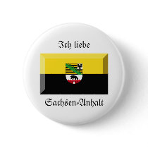 Sachsen-Anhalt Flag Gem Pinback Buttons
