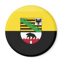 Sachsen-Anhalt Flag Gem magnets by Vexillophile Sachsen-Anhalt Flag Gem magnets