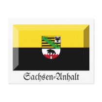 Sachsen-Anhalt Flag Gem postcards