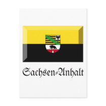 Sachsen-Anhalt Flag Gem postcards