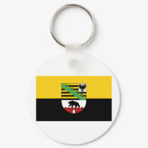 Sachsen-Anhalt Flag keychains by Vexillophile Sachsen-Anhalt Flag keychains