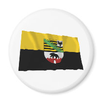 Sachsen-Anhalt Flag magnets by Vexillophile Sachsen-Anhalt Flag magnets