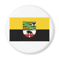 Sachsen-Anhalt Flag magnets by Vexillophile Sachsen-Anhalt Flag magnets