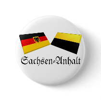 Sachsen-Anhalt, Germany Flag Tiles Button