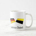 Sachsen-Anhalt, Germany Flag Tiles mugs