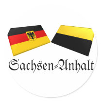 Sachsen-Anhalt, Germany Flag Tiles stickers by Vexillophile Sachsen-Anhalt, Germany Flag Tiles stickers