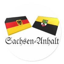 Sachsen-Anhalt, Germany Flag Tiles stickers by Vexillophile Sachsen-Anhalt, Germany Flag Tiles stickers
