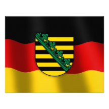 Sachsen coat of arms custom announcement