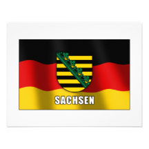 Sachsen coat of arms custom invitations